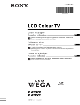 Sony WEGA KLV-21SG2 Instrucciones de operación