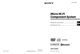 Sony CMT-DH3 Manual de usuario