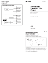 Sony CDX-3100 Guía de instalación
