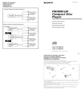 Sony CDX-4100RDS Guía de instalación