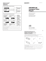 Sony CDX-C610RDS Guía de instalación