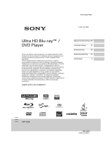 Sony UBP-X800 El manual del propietario