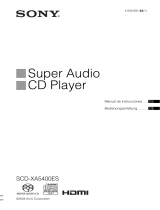 Sony SCD-XA5400ES El manual del propietario