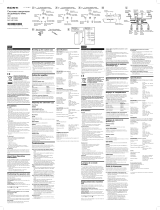 Sony SA-VS150H Instrucciones de operación