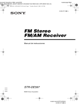 Sony STR-DE597 Instrucciones de operación