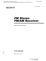 Sony STR-DB795 Instrucciones de operación