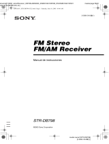 Sony STR-DB798 Instrucciones de operación