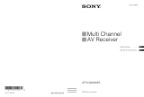 Sony STR-DA6400ES Instrucciones de operación