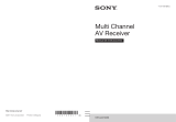Sony STR-DA3700ES Instrucciones de operación