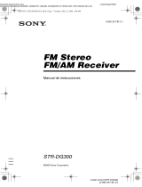 Sony STR-DG300 Instrucciones de operación