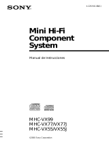 Sony MHC-VX99 Instrucciones de operación