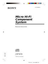 Sony CMT-CP101 Manual de usuario