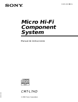 Sony CMT-L7HD Instrucciones de operación