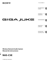 Sony GIGA JUKE NAS-C5E Manual de usuario