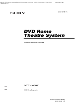 Sony HTP-36DW Instrucciones de operación