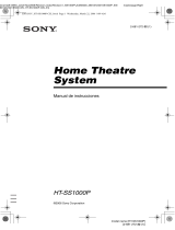 Sony HT-SS1000P Instrucciones de operación