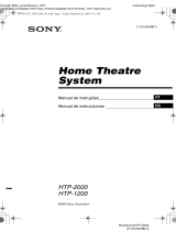 Sony HTP-2000 Instrucciones de operación