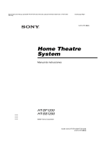 Sony HT-SF1200 Manual de usuario