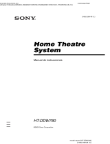 Sony HT-DDW780 Instrucciones de operación