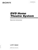 Sony HTP-78SS Instrucciones de operación