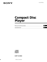 Sony CDP-CX450 Instrucciones de operación