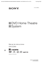Sony DAV-DZ260 Instrucciones de operación