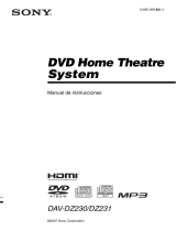 Sony DAV-DZ231 Manual de usuario