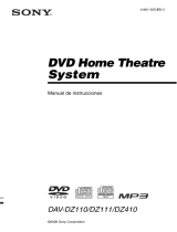 Sony DAV-DZ110 Instrucciones de operación