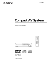 Sony DAV-S300 Instrucciones de operación