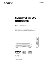 Sony DAV-S300 Instrucciones de operación