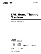 Sony DAV-DZ500F Manual de usuario