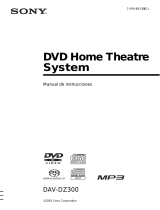 Sony DAV-DZ300 Instrucciones de operación