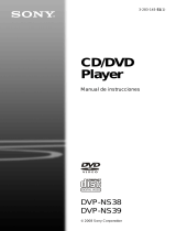 Sony DVP-NS39 Instrucciones de operación