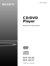 Sony DVP-NS39 Manual de usuario