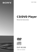 Sony DVP-NS300 Manual de usuario