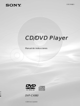 Sony DVP-CX860 Instrucciones de operación