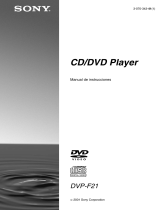 Sony DVP-F21 El manual del propietario