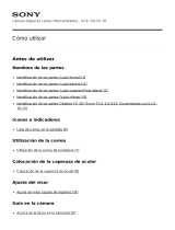 manual ILCE-7R Manual de usuario
