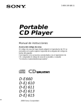Sony D-EJ611 Manual de usuario