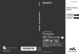 Sony MZ-RH910 Instrucciones de operación