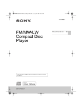 Sony CDX-GT565UV Instrucciones de operación