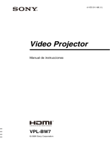 Sony VPL-BW7 Manual de usuario