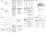 Sony XM-4060GTX Instrucciones de operación