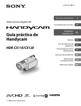Sony HDR-CX12E Instrucciones de operación