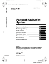 Sony NVX-P1 Instrucciones de operación