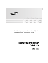 Samsung DVD-P270 Manual de usuario