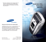 Samsung SGH-E700 Manual de usuario