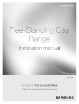 Samsung NX58F5700WS/AA Guía de instalación