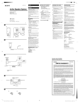 Sony SRS-A212 Instrucciones de operación