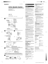 Sony SRS-T57 Instrucciones de operación